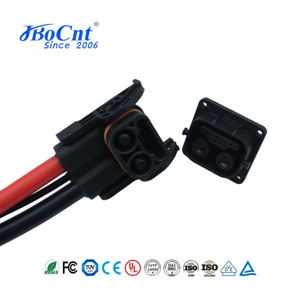2+12 120A EBIKE Connector Waterproof High Current Connector Lithium Battery Plug Charging Socket
