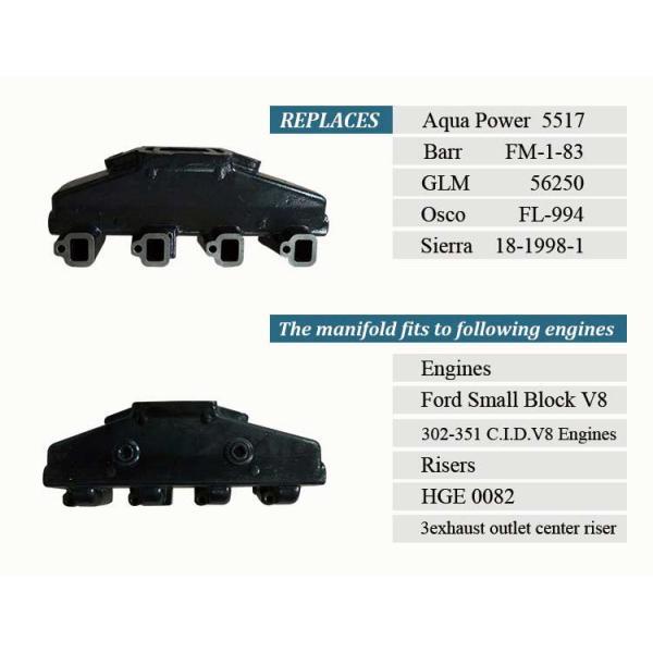 Cast Iron Small Block V8 Manifold for Ford Engines Parts and Accessories Included