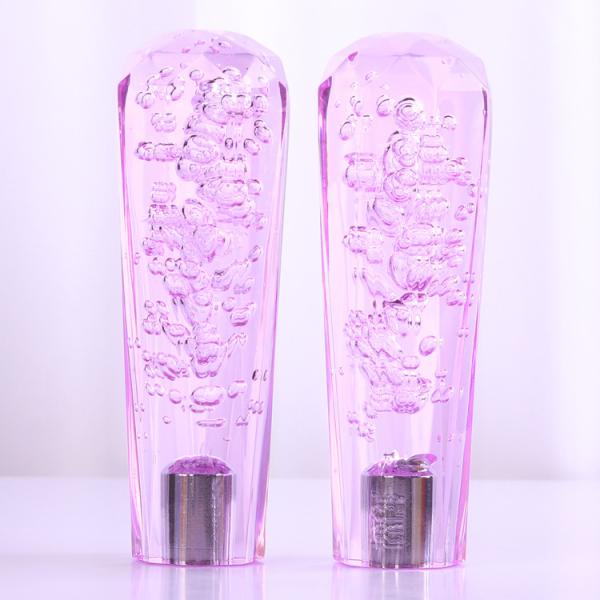 技術の樹脂の転位のノブの紫色の青い水晶転位のノブ248g