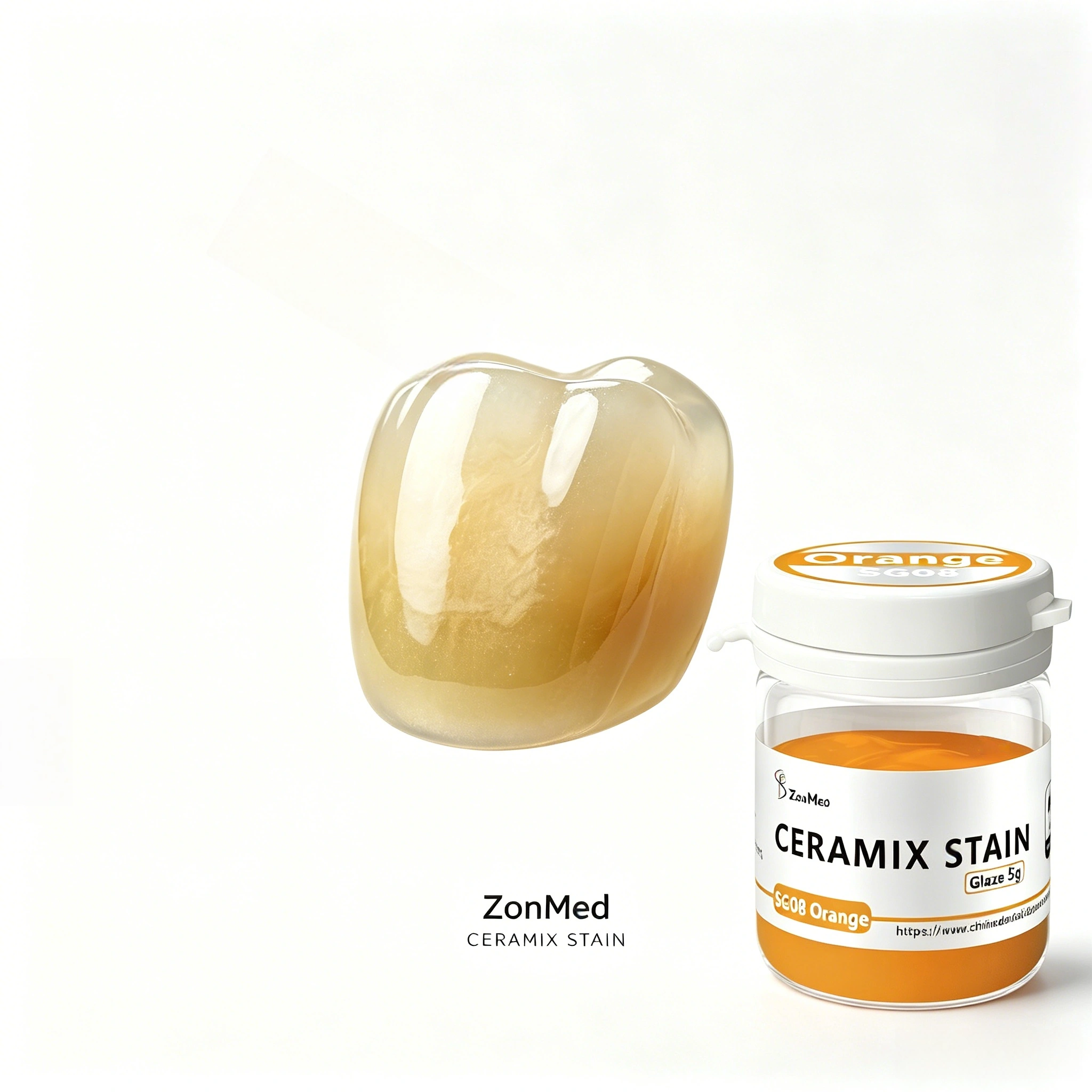 Store In A Cool Place Ceramix Stain Dental Stain and Glaze Featuring Variable Opacity Options for Precise Color Matching