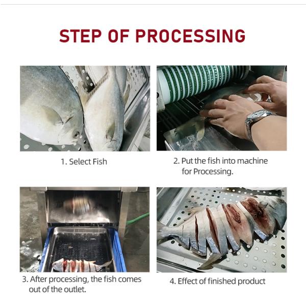 Стабильная замороженная рыба режущая машина износостойкая нержавеющая сталь