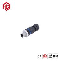 Tipo posterior prenda impermeable IP67 de la soldadura del soporte del sensor de la prenda impermeable del conector M12 8Pin X del panel femenino hembra-varón circular del código