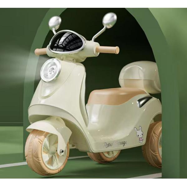 PP Plastic 6v Electric Ride on Car Motorbike for Kids Storage Box and Lights 2023