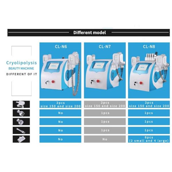 Portable Cryolipolysis Body Slimming Machine With Cavitation RF Lipo Laser