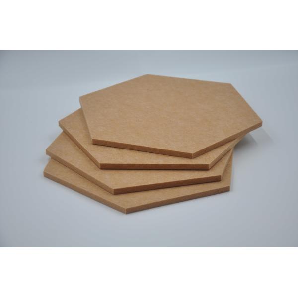 Fireproof Suspended Hexagon Acoustic Panel Soundproof Panels For Office Hotel Apartment