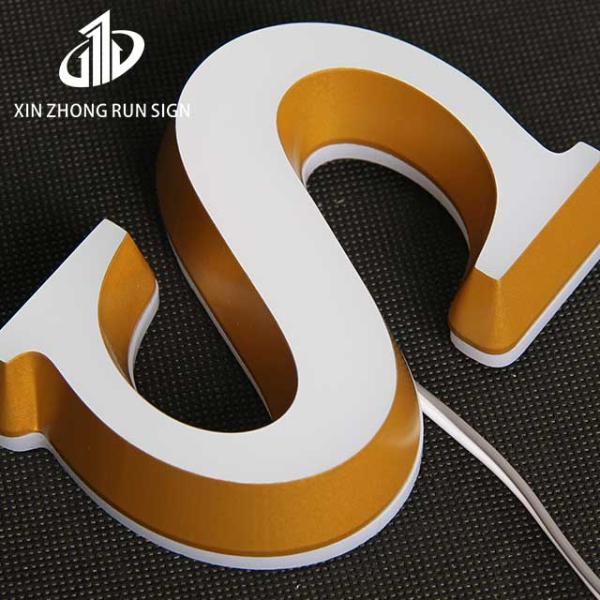 Acrylic Led Letter Backlit Sign Wall Led Light 3D Backlit Logo Sign For Shopfront