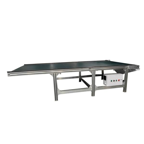 Design Automatic Feeding and Unloading CNC Router Machine with Conveyor Platform