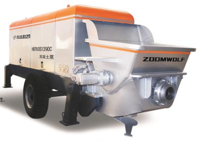 Industrial Stationary Concrete Pump Machine Twin Pump And Circuit Open System