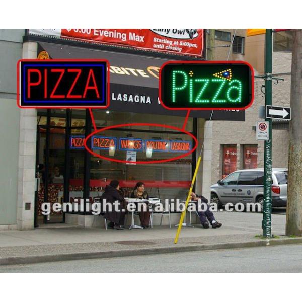 ABS Open-mold/Aluminium Alloy Material Mobile Phone Shop LED Sign With Remote Control