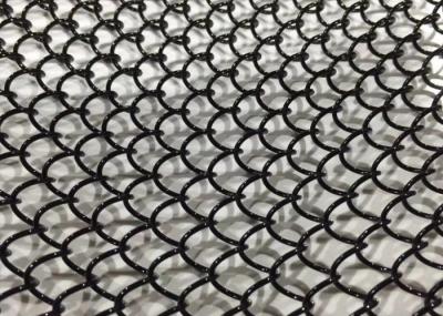 Black 1.5mm 20*20mm Decorative Metal Wire Mesh For Cabinets