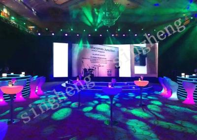 Portable Rental LED Display 1R1G1B Pixel Configuration P4 14.27mm Module Thickness