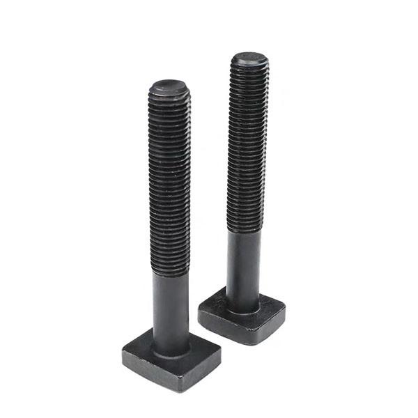 High Strength Excavator Track Bolt And Nut Screws 40Cr