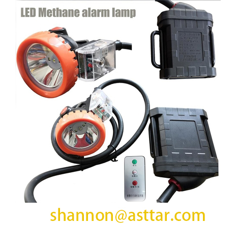 1.00% CH4  Methane alarm LED miner cap lamp