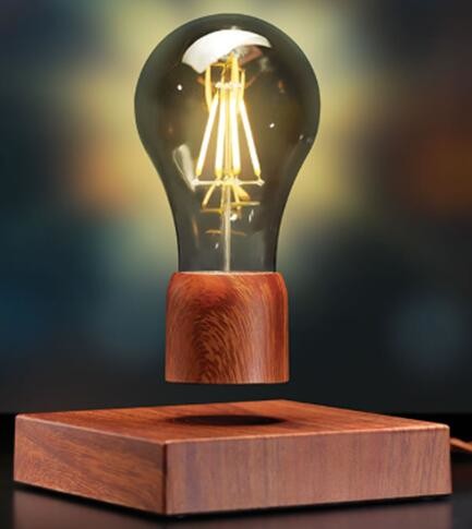 magnetic floating levitate flying led bulb lamp