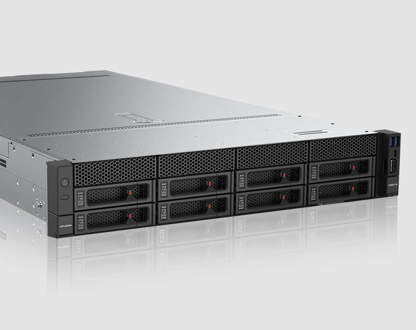 Xfusion FusionServer 2258H V8 2U Rack Server with 5th-Gen EPYC™ 9005 Series Processor, 24 DDR5 DIMMs, and 10 PCIe 5.0 Expansion Slots