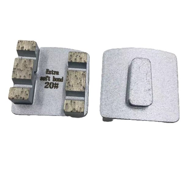 Husqvarna Redi Lock Metal Bond Diamond Grinding Shoes for Concrete