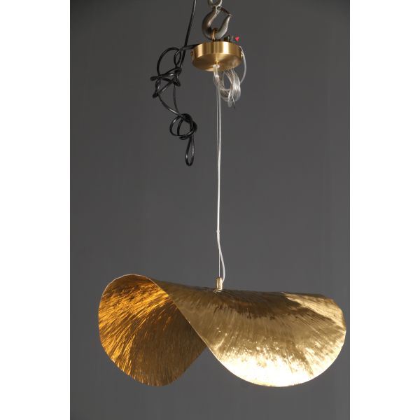 Designer Post-Modern Luxury Pendant Light Copper Simple Creative UFO Model Living Dining Bedroom-Brass Gold Finish Villa Use
