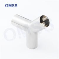 Acessórios sanitários métricos 316l Acessórios para tubos de aço inoxidável de qualidade alimentar Tipo Y Acessórios para tubos Tee
