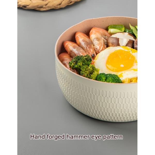 Баки кухни Multi покрашенные небольшие варя с деревянной ручкой