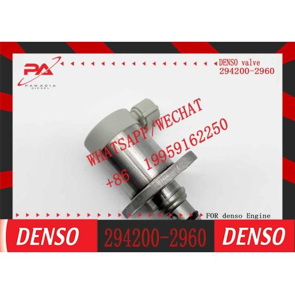 Parties de rail commun diesel soupape de commande solénoïde 294200-2960 soupape de comptage diesel soupape de commande de pompe à carburant