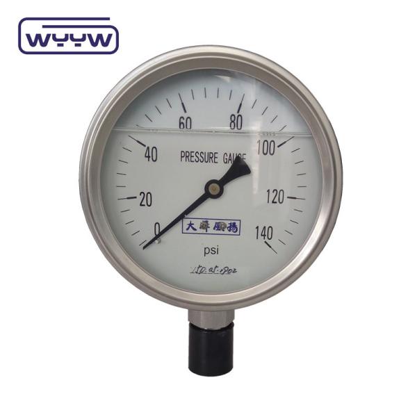 SS304 0-100Bar PSI 63mm 100mm Glycerin Manometer Pressure Gauge Glycerin Filled