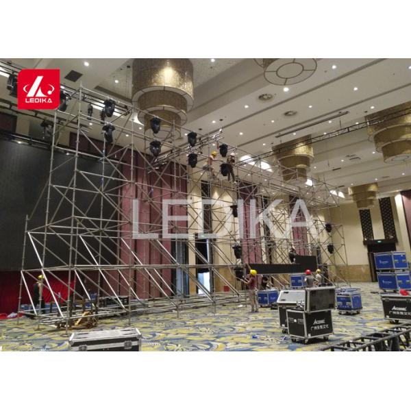 Flexible Layer Truss ,Aluminium Slab Form Lighting Scaffolding For Line Array