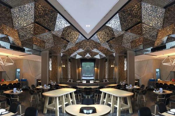 Customized Pattern Decorative Ceiling Tiles , Moisture Proof Aluminium Ceiling Panel
