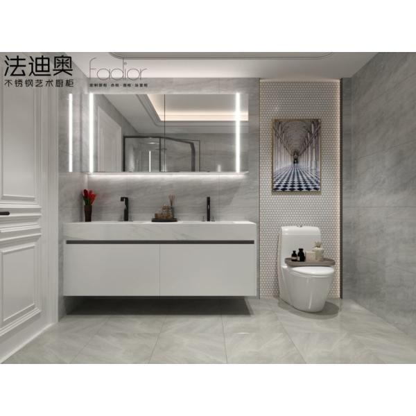 Стильный современный минималистский настенный шкаф для тщеславия