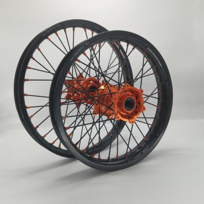 Replace/Repair Anodizing Black 21/18 Enduro Wheels for KTM EXC 125-530CC 2003-2023