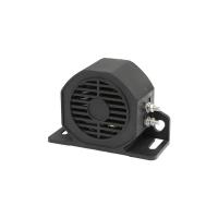 IP67 Forklift Backup Alarm Black Forklift Reversing Beeper 15W With Durable Nylon Material
