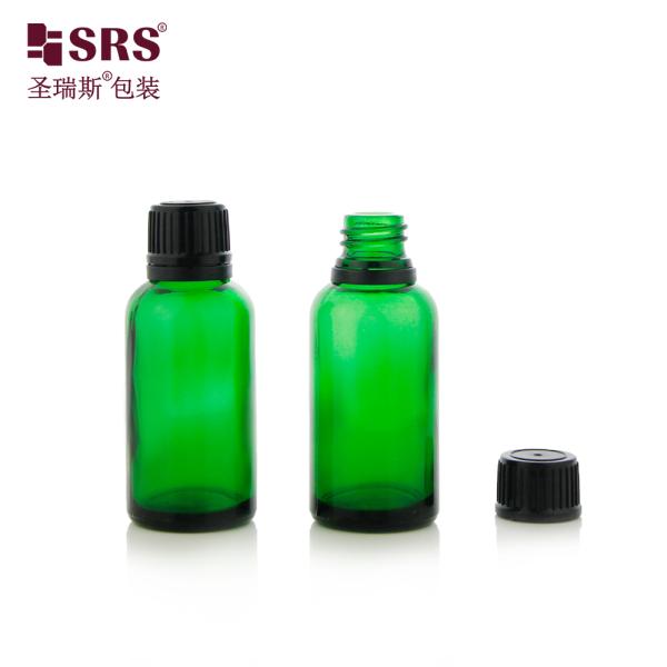 5ml 10ml 15ml 20ml 30ml 50ml 100ml Empty Glass Boston Bottles With Child-Proof Bottle Cap