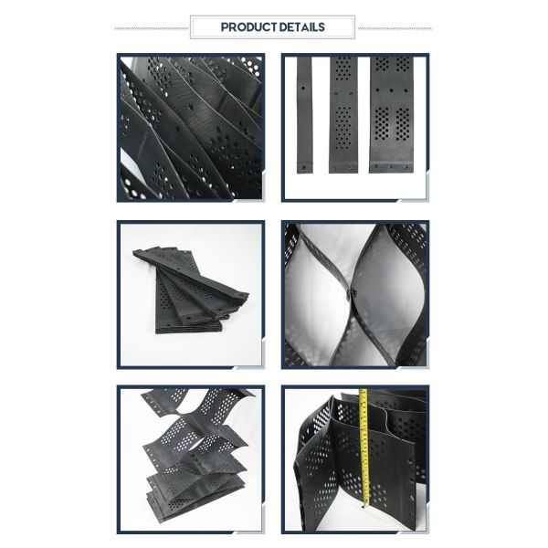 Manufacturing Hdpe Geocell Gravel Grid Driveway Use for Road and Access Way Projects