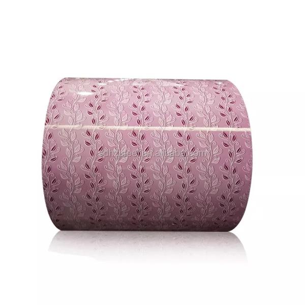 embossed aluminium coil，flower printing color coated painted prepainted aluminum coil 1 buyer，pre painted aluminium coil