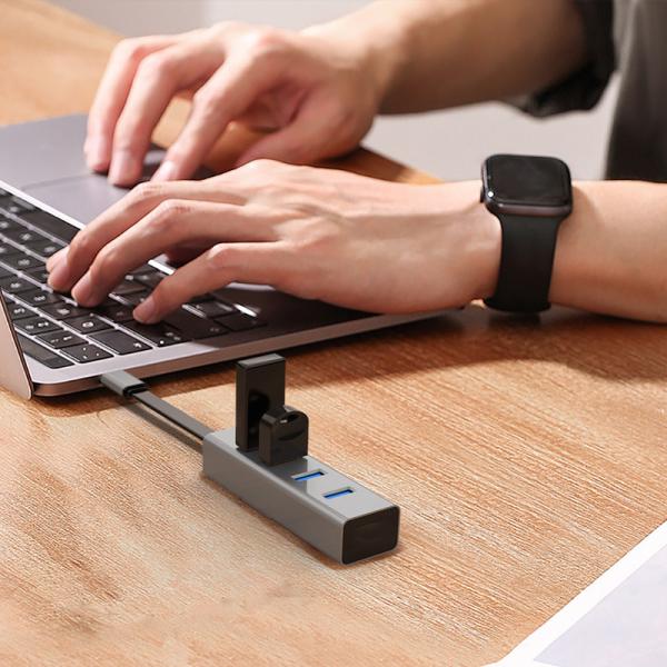 4Ports USB 3.0 C Hub OEM ODM USB TYPE A HUB REACH Approval