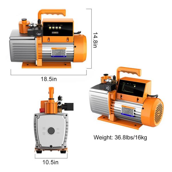 SVP-12 Refrigeration Spare Parts HVAC 1HP Vacuum Pump 12 CFM 2 Stage