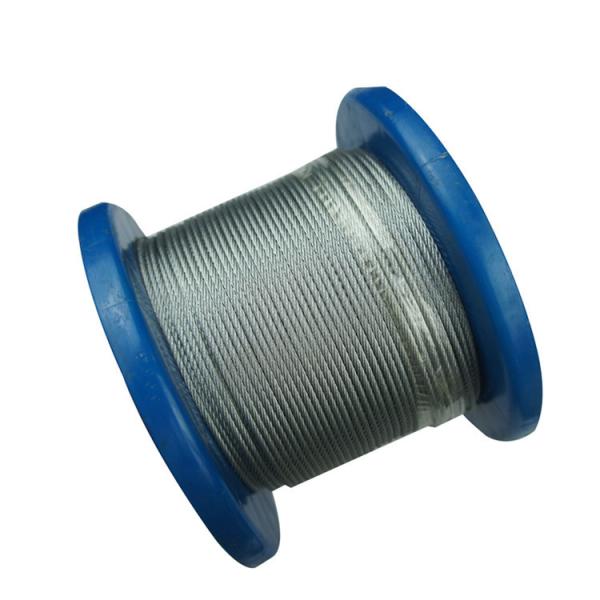 Câble métallique en acier galvanisé 8X7+1X19 1,5 mm 1,8 mm haute fatigue pour lève-vitre automatique