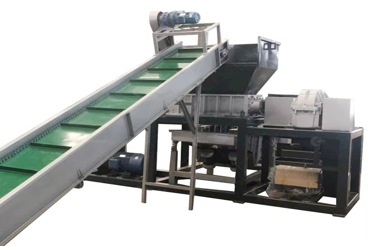 30mm Cutter Thickness Shredder for Hard Plastic Drums