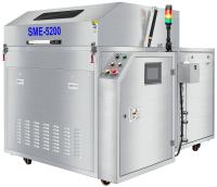 En traitant des pièces automatiques lavez au jet la machine traitant la particule de résine d'huile époussette le décapant biposte de jet
