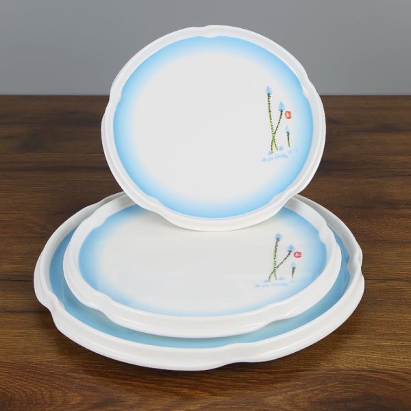 45Gsm 60Gsm Customized Design Decal Paper For Round Melamine Plate