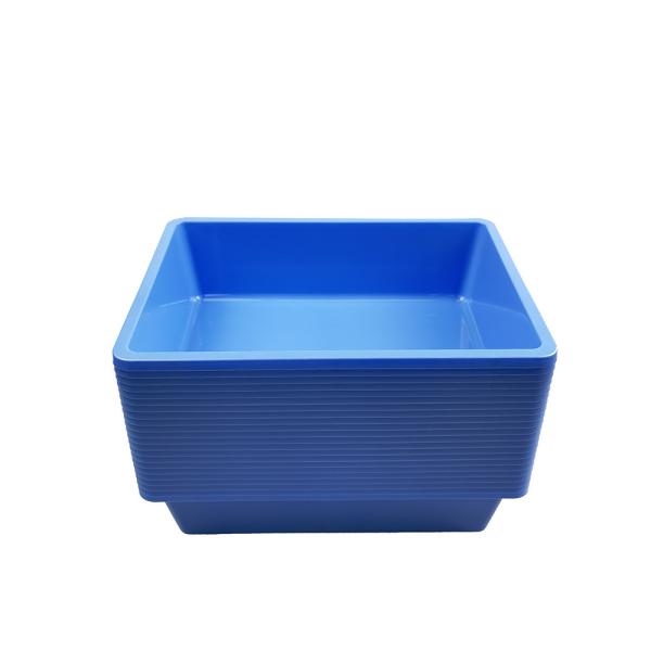 Газ EO подноса больницы хирургический медицинский голубой пластиковый квадратный стерильный