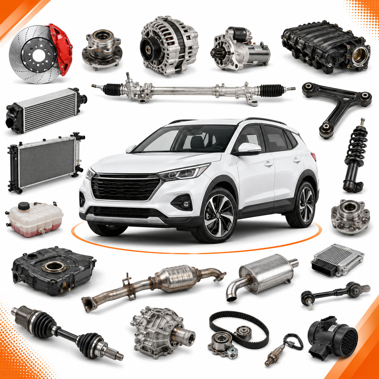 4.5V Electronic Throttle Control Valve F01R00Y223  Auto Engine Throttle Body Replacement Parts