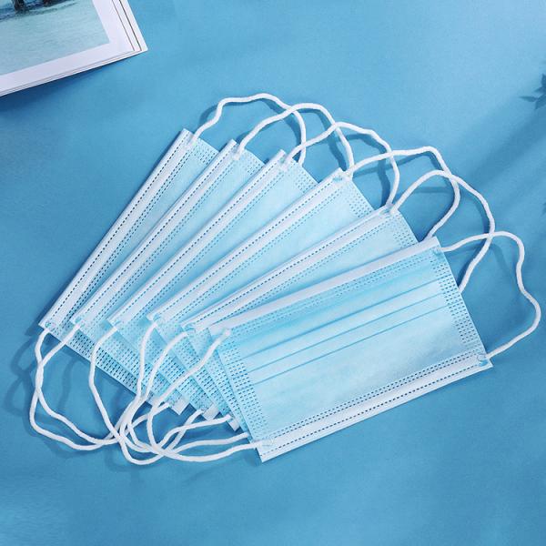 Medical Non Woven 3 Ply Face Mask Breathable With CE FDA Certification