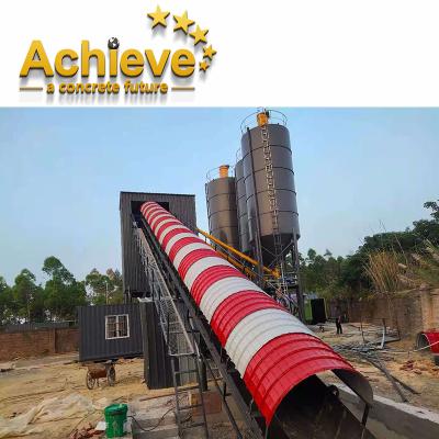 MAO2000 Stationary Readymix Central Mix Concrete Plant 120 CBM Per Hour 4.1m