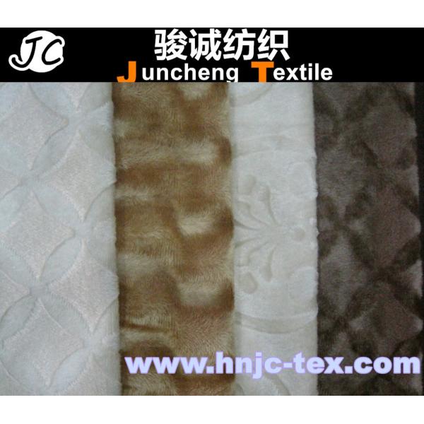 100% polyester twisted flower ultra cuddle soft velboa fabric for home textile eps sofa