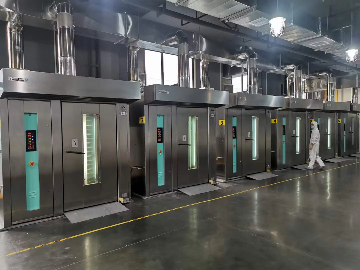 220V 380V Commercial Rack Oven 1.7kw Professional Bread Oven