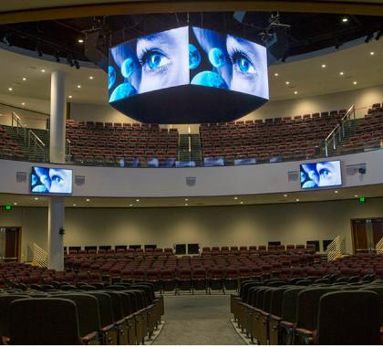 Indoor fixed LED display screen for the shopping mall commercial indoor LED video wall