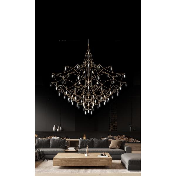 Итальянский простой свет Кристл комнаты прожития виллы винодельни света звезды светляка люстры искусства