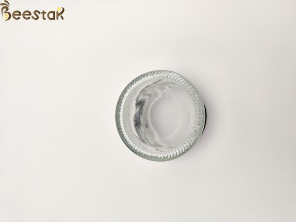 abelha de vidro Honey Glass Jar de Honey Glass Bottles In Stock do frasco do doce da boca larga de 25ml 50ml
