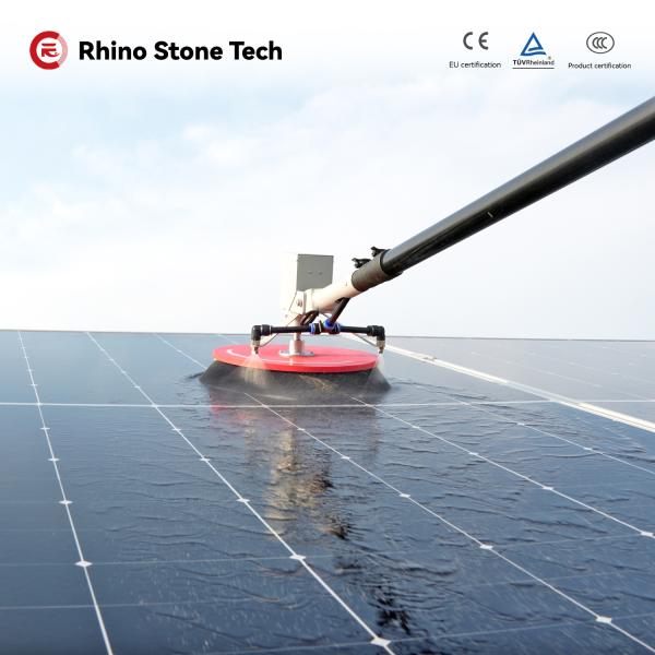 Dry Wet Solar Panel Cleaning Brush Rotating Brush For Solar Panel Cleaning