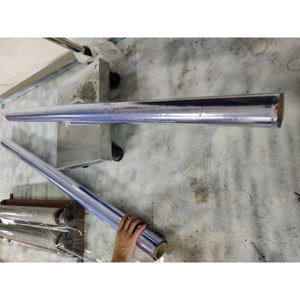0.065mm PVC Film Roll Crystal 34PHR Soft Plastic Film 30kg 210cm Width